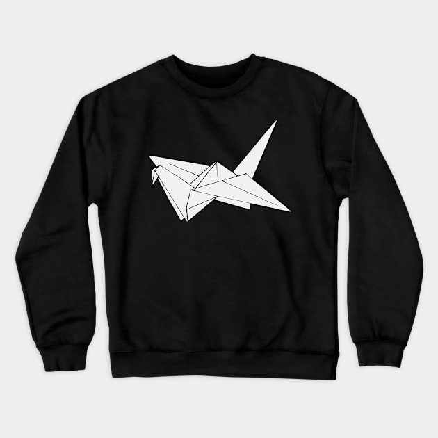 Origami Crane Crewneck Sweatshirt by AuroraCelestine